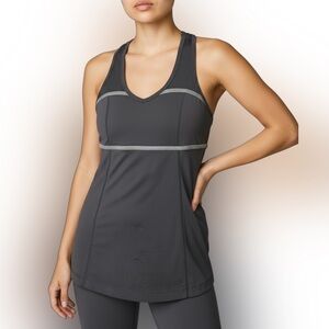 Lululemon Racerback Mesh Tank Top Grey